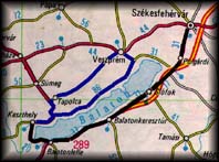 Tragitto Szekesfehervar-Keszthely